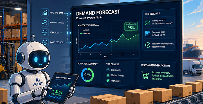No Guesswork: Agentic AI Demand Forecasting for Supply Chains