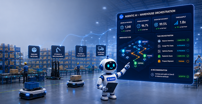 Agentic AI for Autonomous Warehouse Orchestration: Preventing Bottlenecks Before They Disrupt Fulfillment