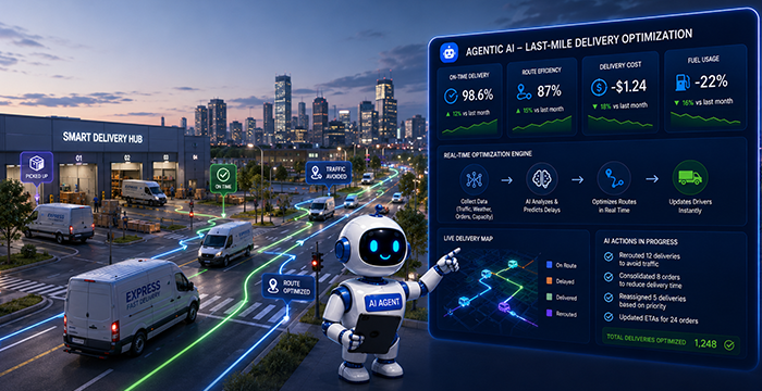 Agentic AI for Last-Mile Delivery Optimization: Enhancing Customer Experience Through Autonomous Logistics