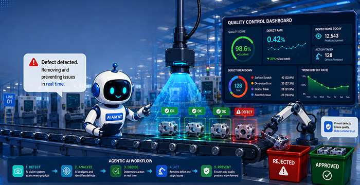 Agentic AI for Quality Control: Preventing Defects Before They Reach Production Scale